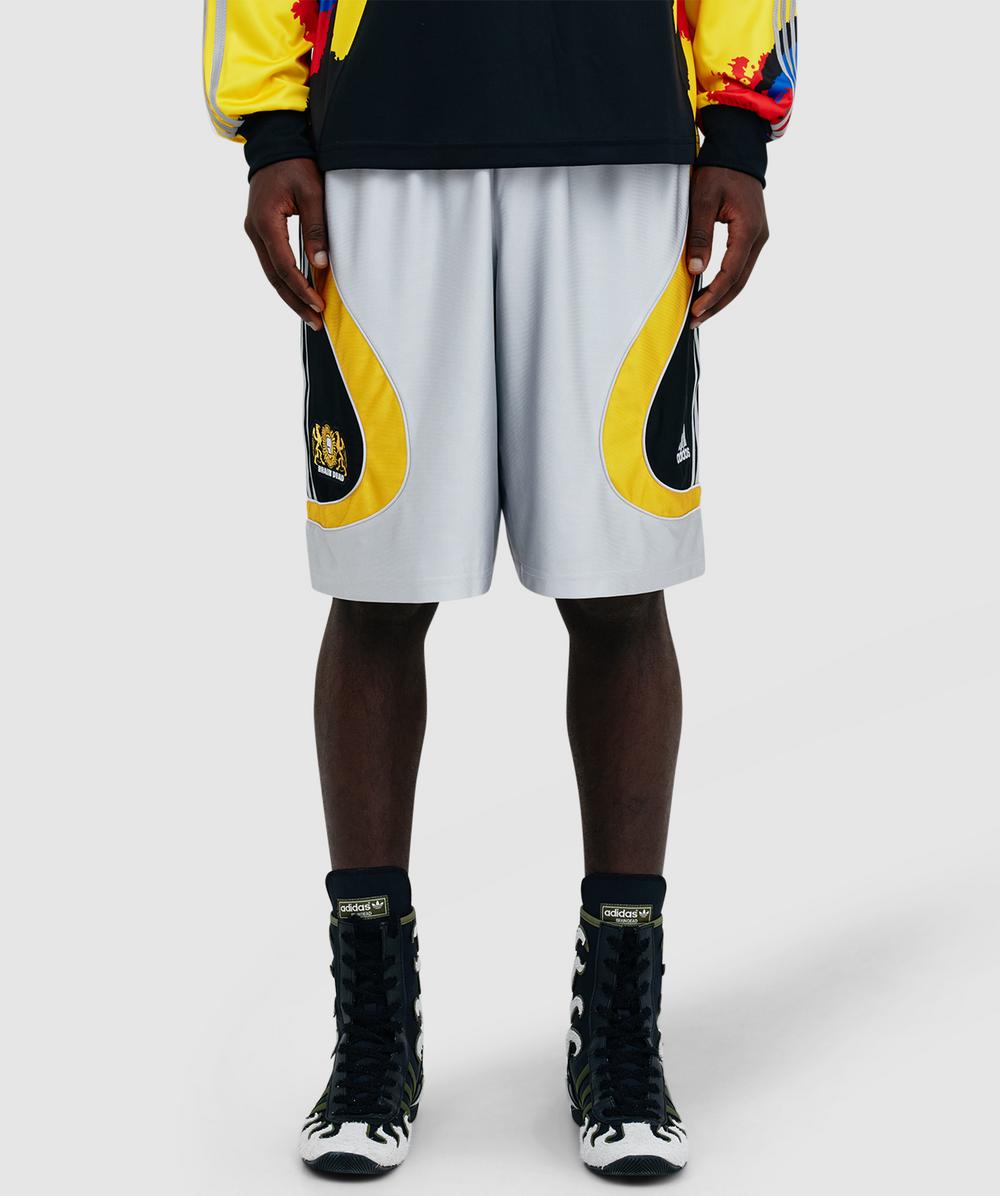 Adidas Originals Adidas X Brain Dead Retro Track Shorts In Gray