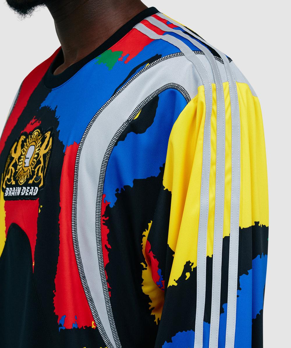 adidas X Brain Dead long sleeve jersey t-shirt | BLACK | SEVENSTORE