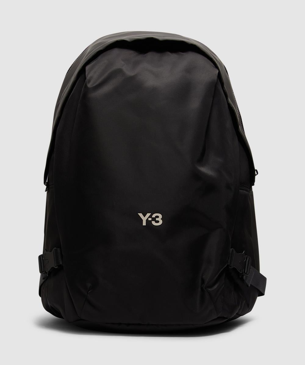 Y-3 Logo Backpack In Black