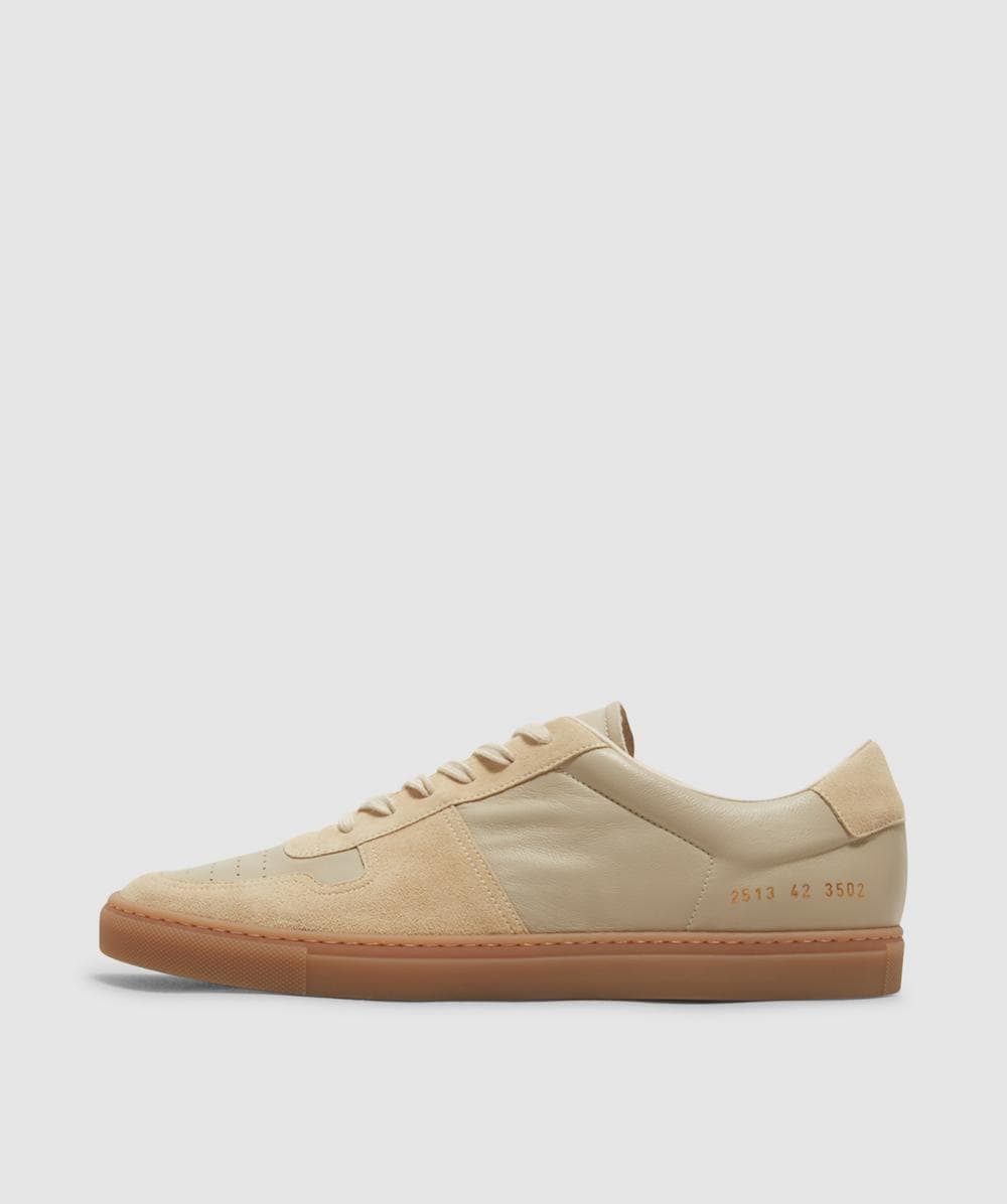 Common Projects Bball Slim Gum Sole Sneaker In Multi