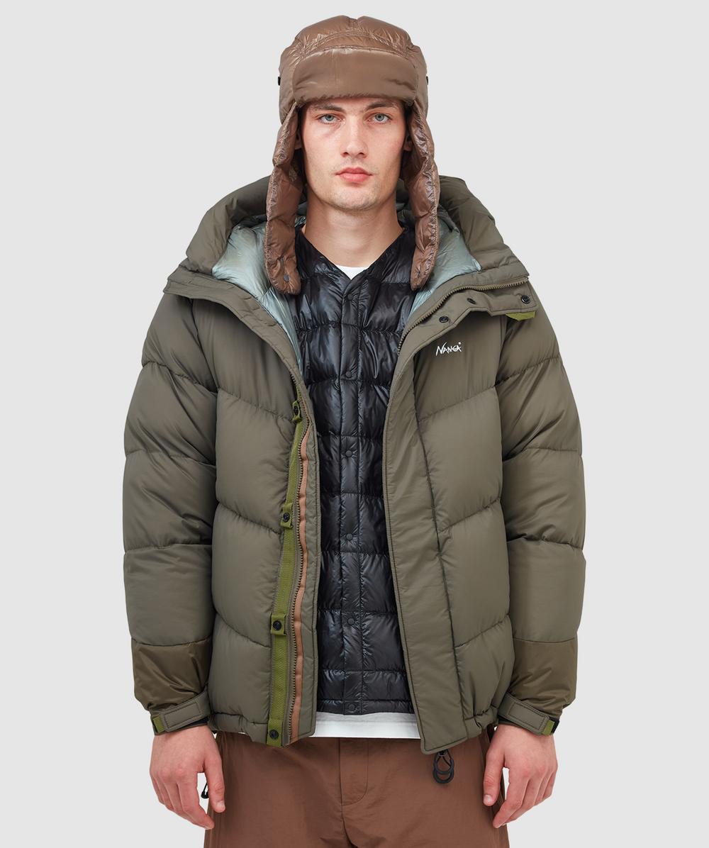 NANGA Liteforce Down Jacket (Olive - S) - Size S, Male