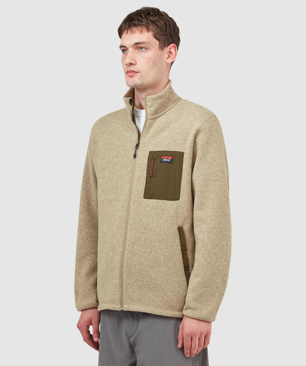 NANGA Polartec fleece zip jacket | HEATHER BEIGE | SEVENSTORE