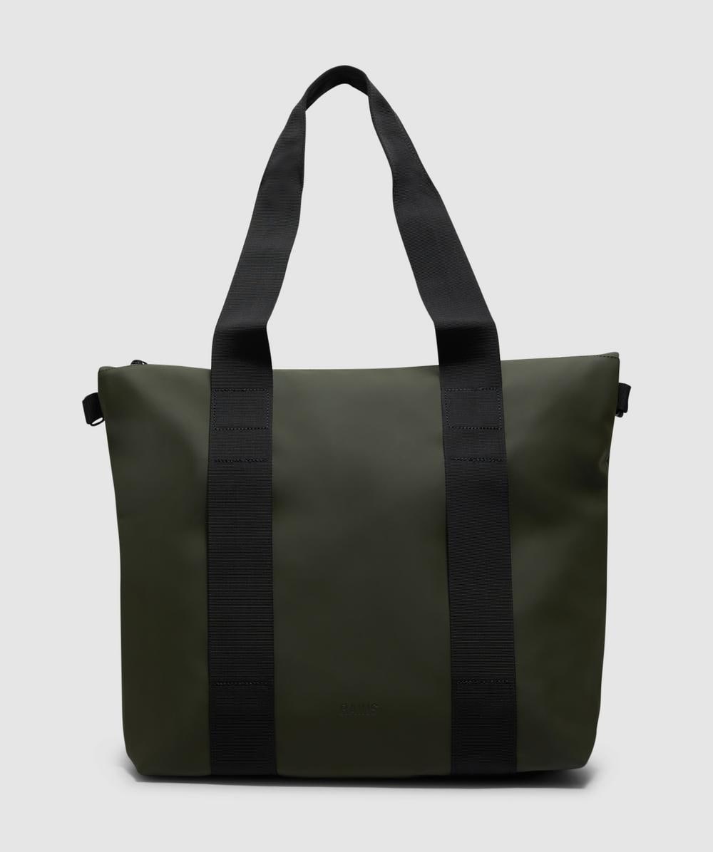 Rains Mini Tote Bag In Green