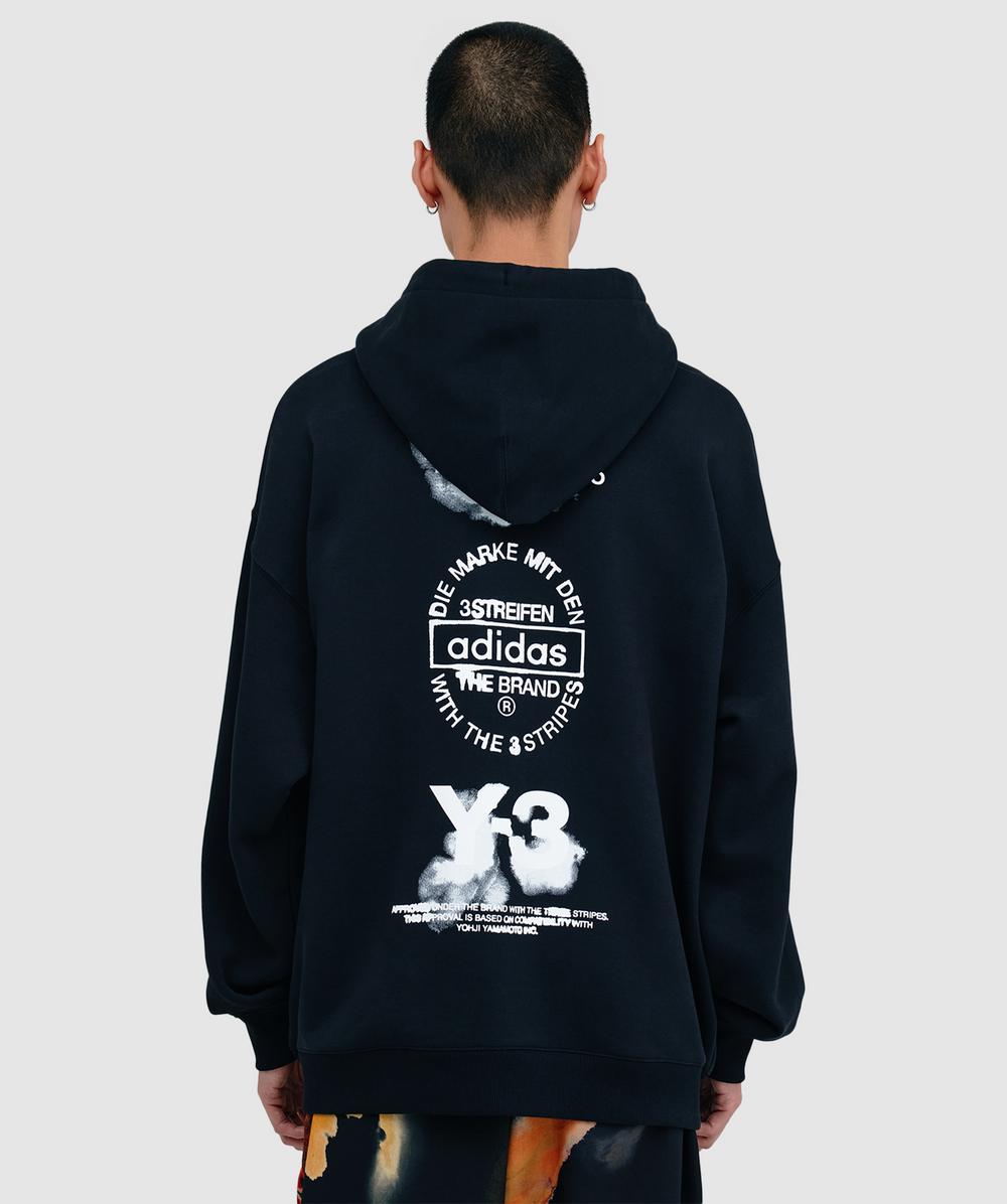 Y-3 Gfx Hoodie In Black