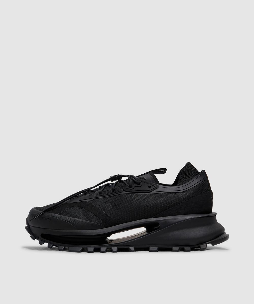 Y-3 Black Sneakers With Sole And Lacing System In Black
