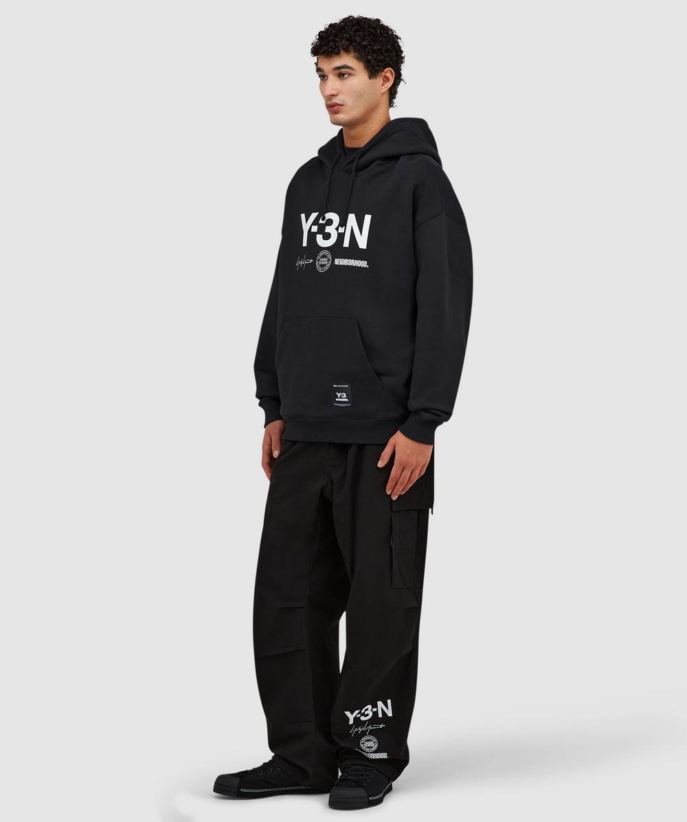 Y-3 X NEIGHBORHOOD graphic hoodie | BLACK | SEVENSTORE