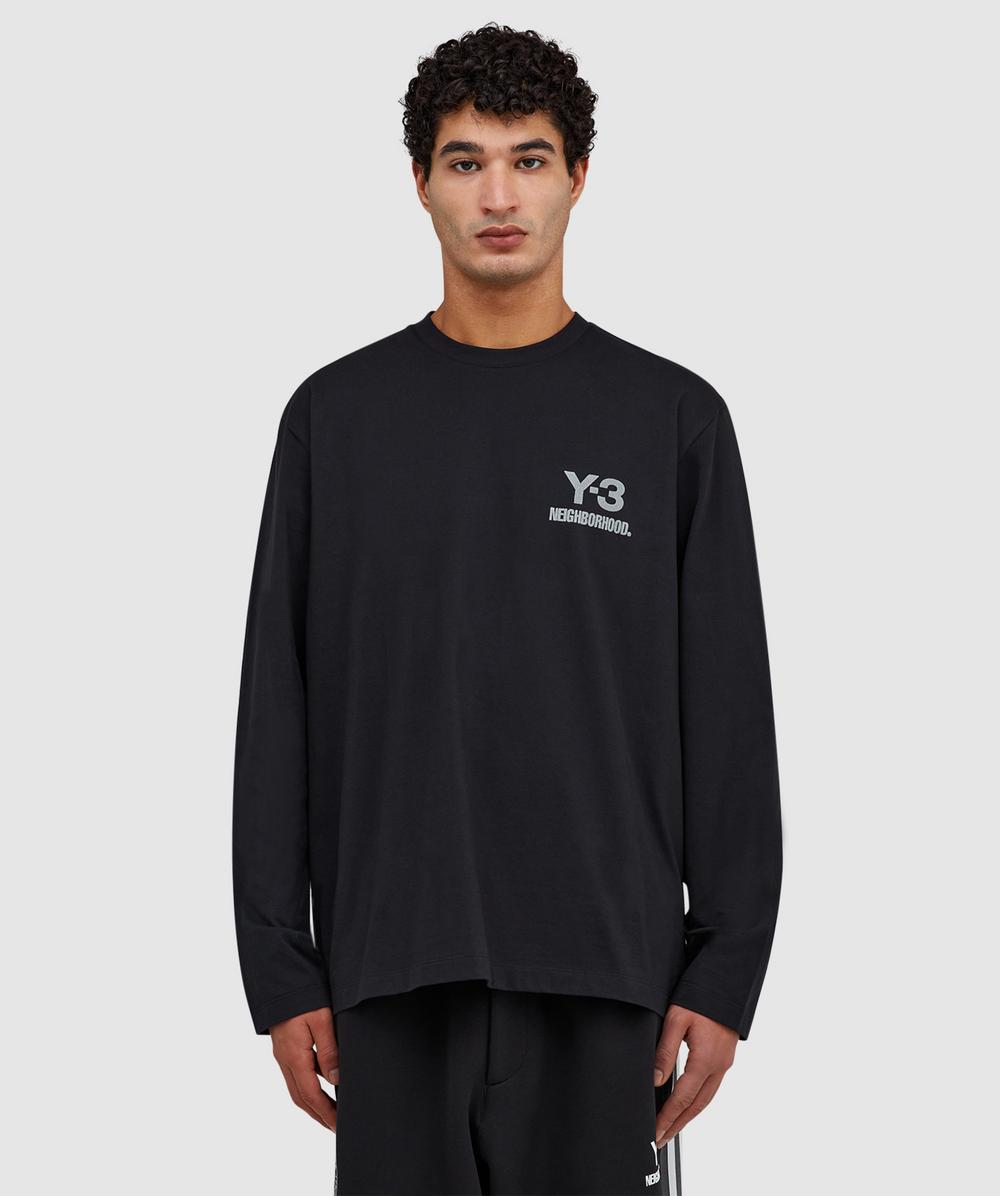 Y-3 NEIGHBORHOOD. ロングスリーブTシャツ XS ブラック Y-3 x NEIGHBORHOOD ワイスリー ネイバーフッド ロングスリーブティー