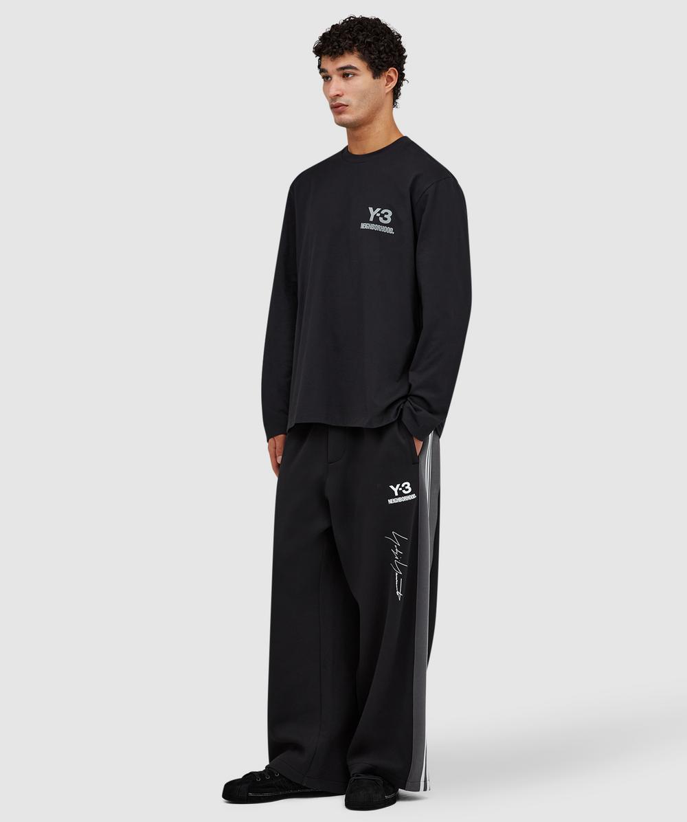 Y-3 X NEIGHBORHOOD long sleeve logo t-shirt | BLACK | SEVENSTORE Y-3 X NEIGHBORHOOD long sleeve logo t-shirt | BLACK | SEVENSTORE