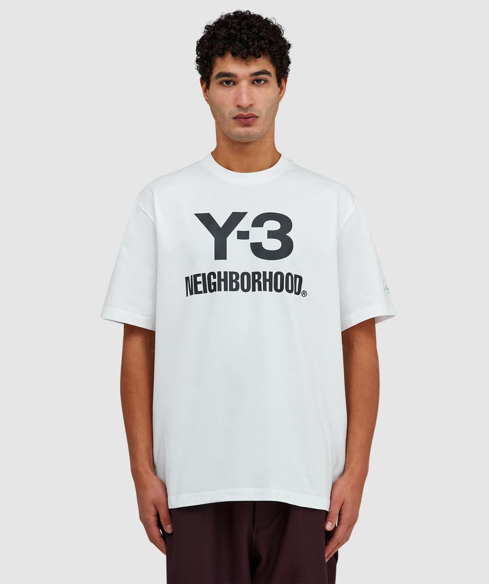 Y-3 X NEIGHBORHOOD logo t-shirt | CORE WHITE | SEVENSTORE
