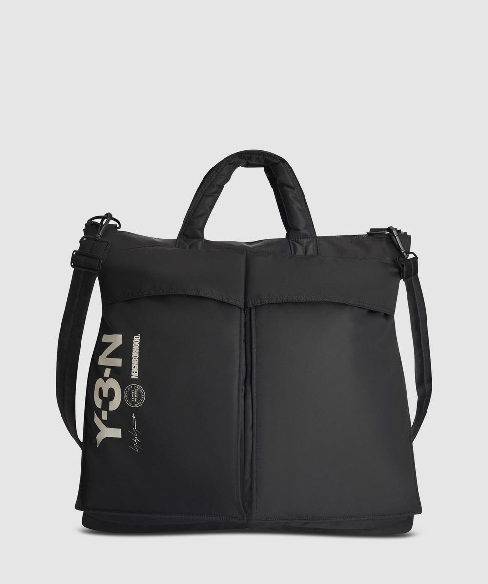 Y-3 X Neighborhood Padded Tote Bag (Black - One Size) - Size ONE SIZE, Unisex