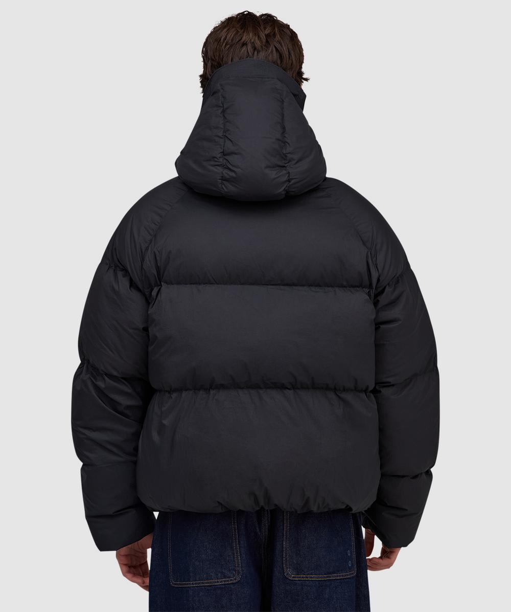 Cole Buxton Hooded down jacket | BLACK | SEVENSTORE