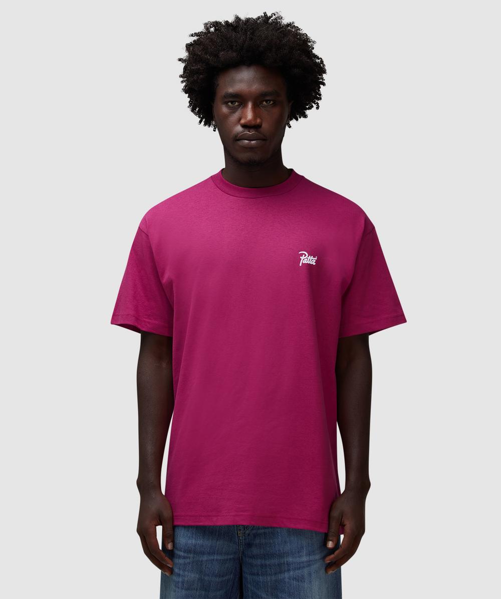 Patta Script Logo T-shirt In Pink
