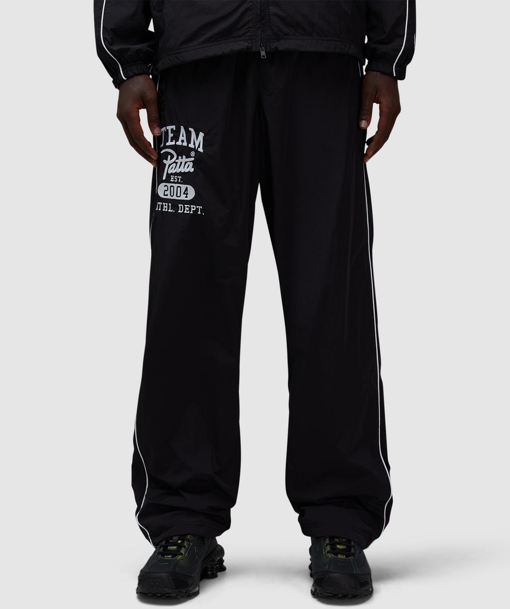 Patta Athletic Nylon Track Pant In Black