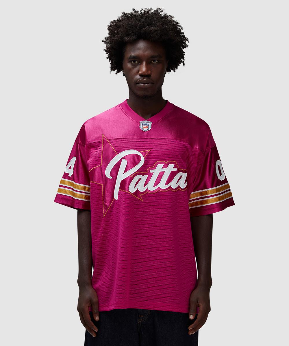 Patta All Star Football Jersey In Pink