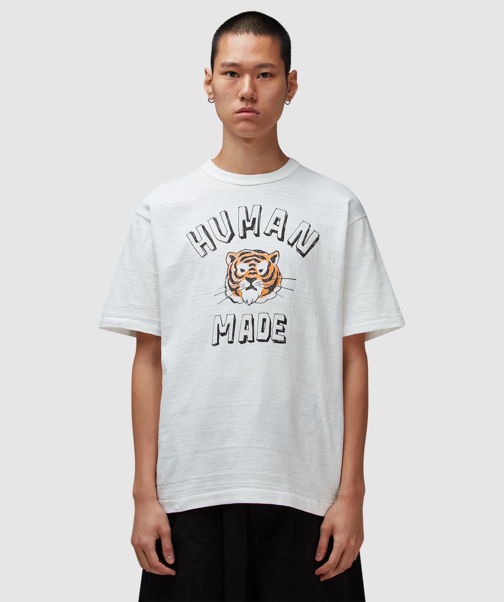 Human Made Tiger Head T-Shirt (White - L) - Size L, Male