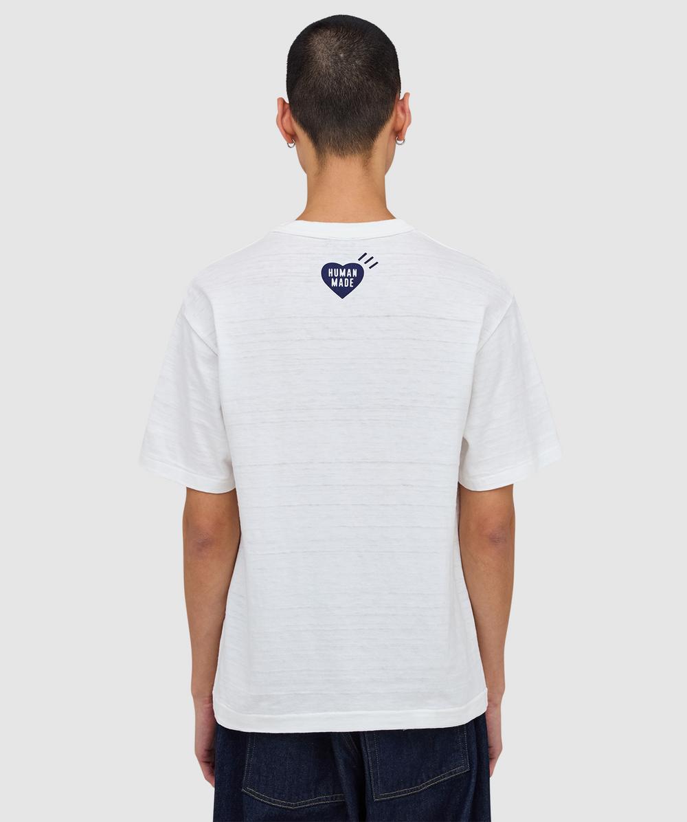 Human Made The future is in the past polar bear t-shirt | WHITE