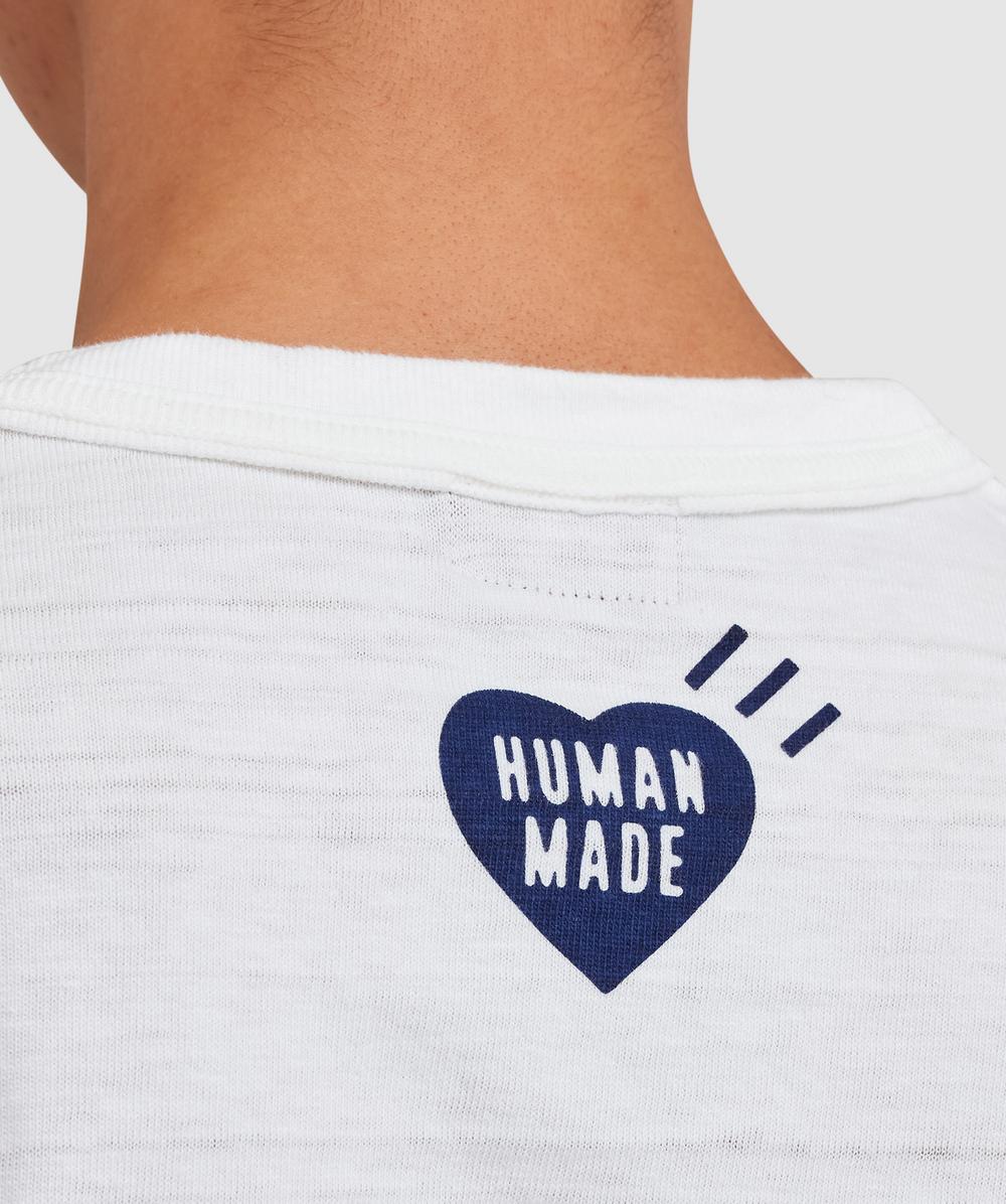 Human Made The future is in the past polar bear t-shirt | WHITE