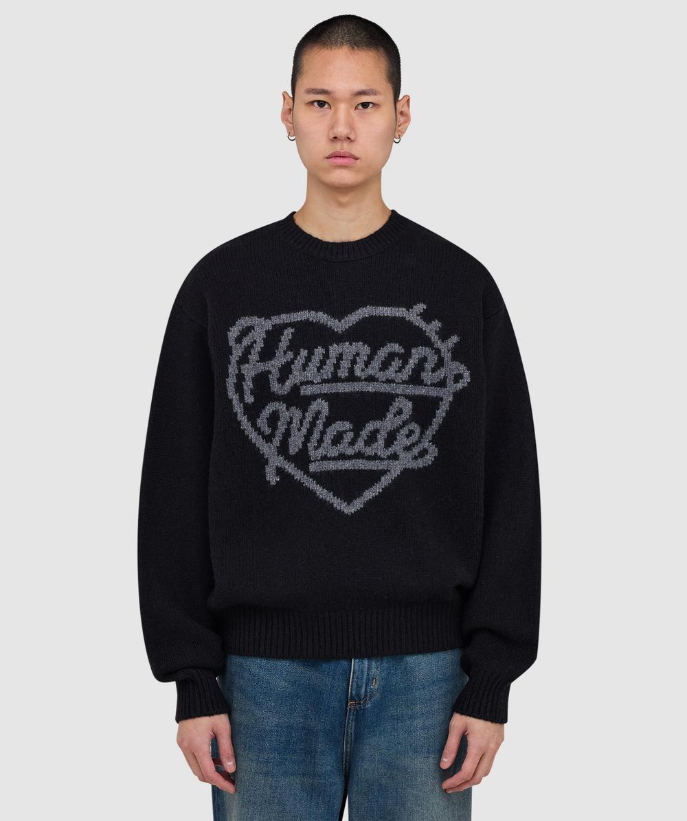 トップス HUMAN MADE Heart Knit Sweater Human Made – Heart Knit Sweater Beige