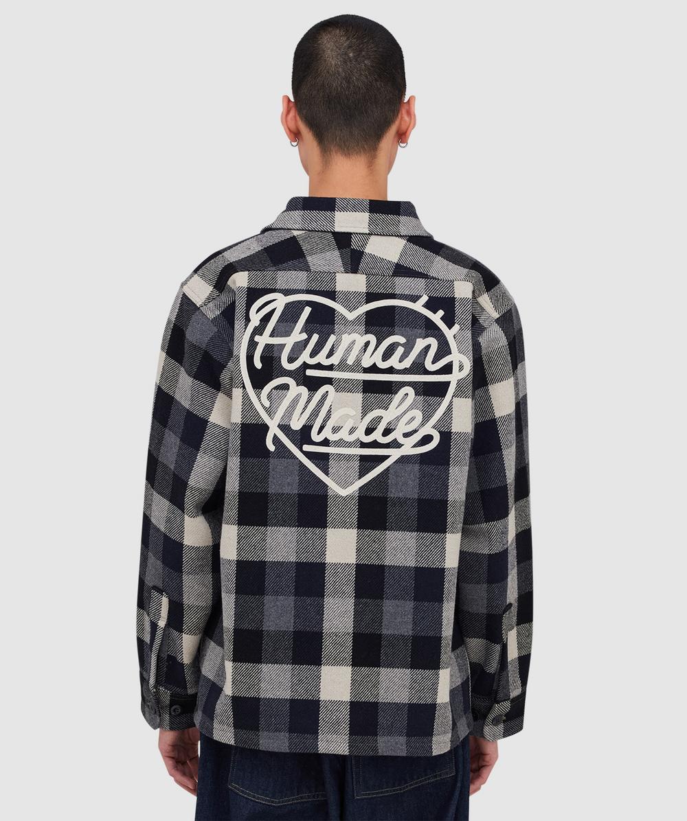 【新品】HUMAN MADE Wool Check Shirt Jacket Human Made Wool Check Shirt Jacket, Black – Pancho And Lefty