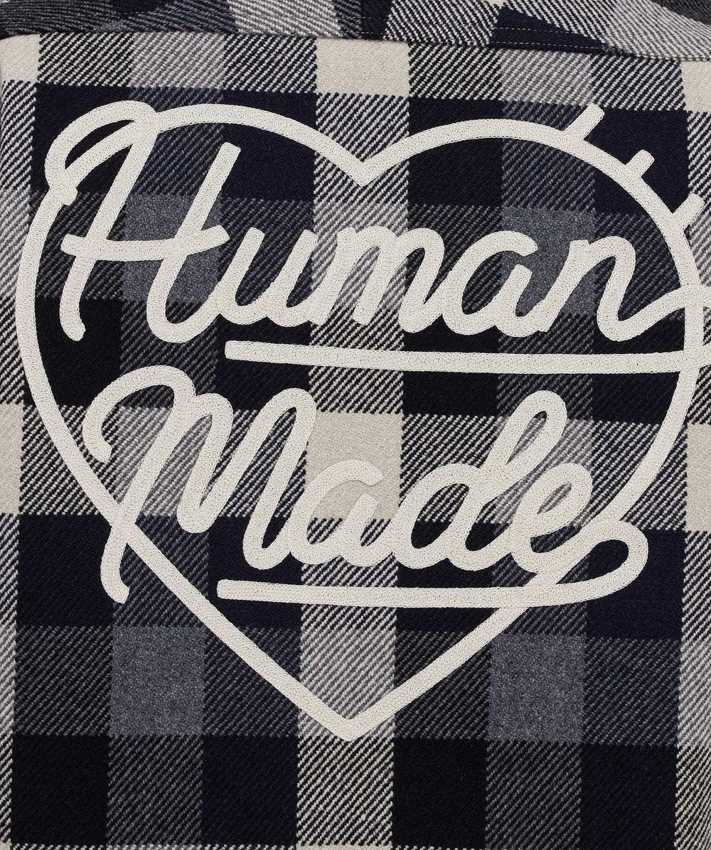 Human Made Wool check shirt jacket | BLACK | SEVENSTORE