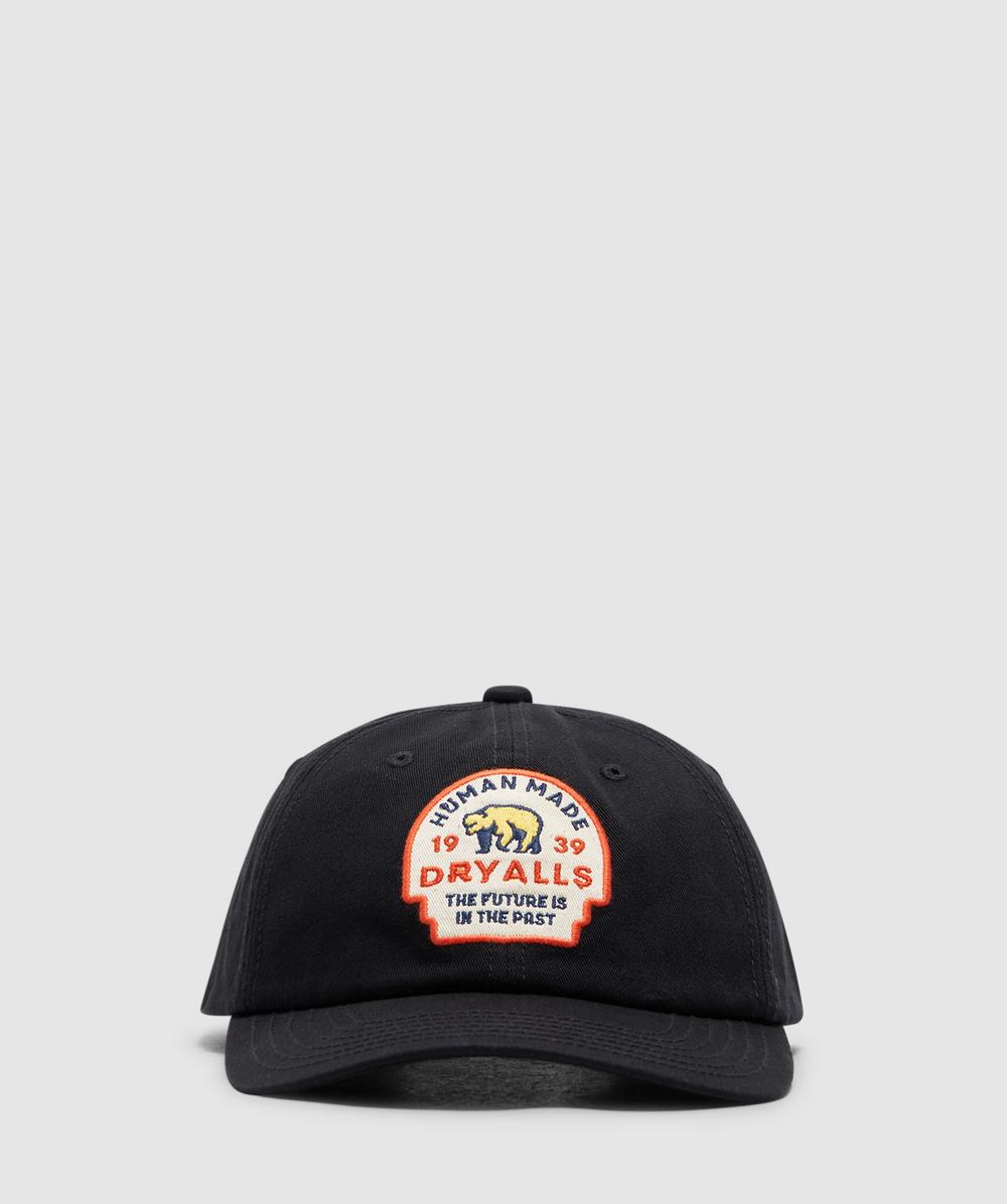 Human Made 6 Panel Twill Cap #2 In Black