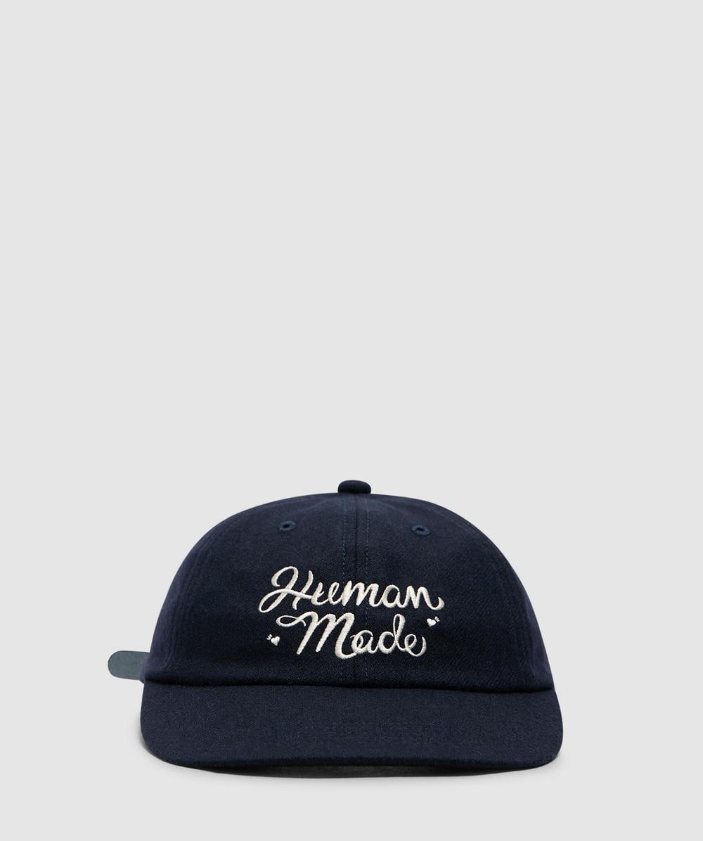 Human Made 6 Panel Wool Cap In Black