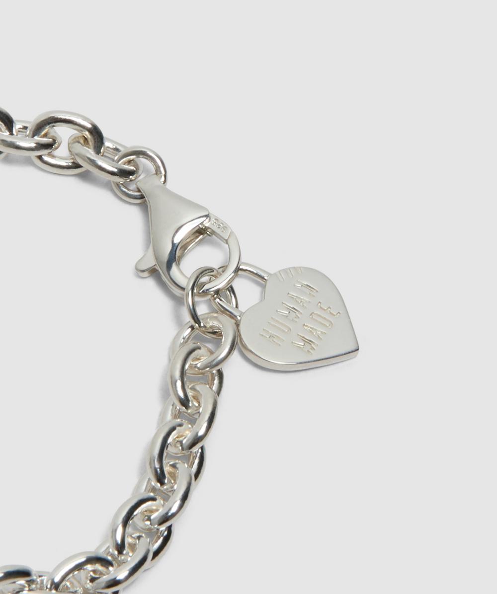 Human Made Heart silver bracelet | SILVER | SEVENSTORE