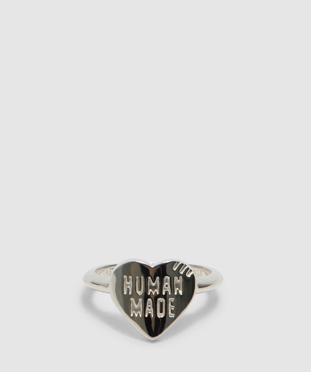 Human Made Heart Silver Ring