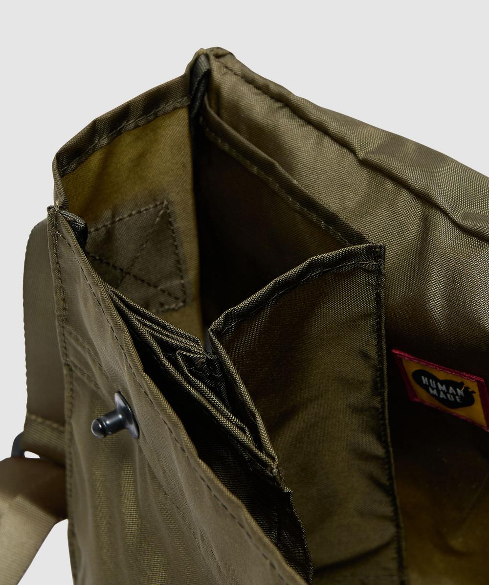 Human Made Large military shoulder bag | OLIVE | SEVENSTORE