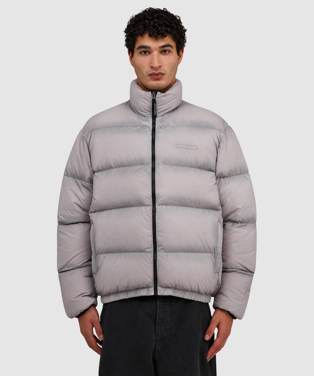 Thisisneverthat Pertex T Overdyed Down Jacket In Gray
