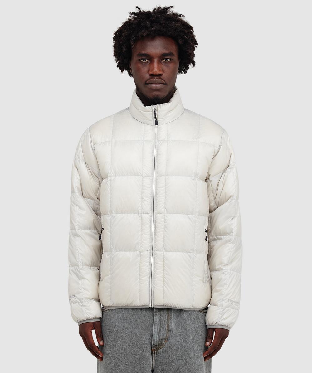 Thisisneverthat Pertex Light Down Jacket In Neutral