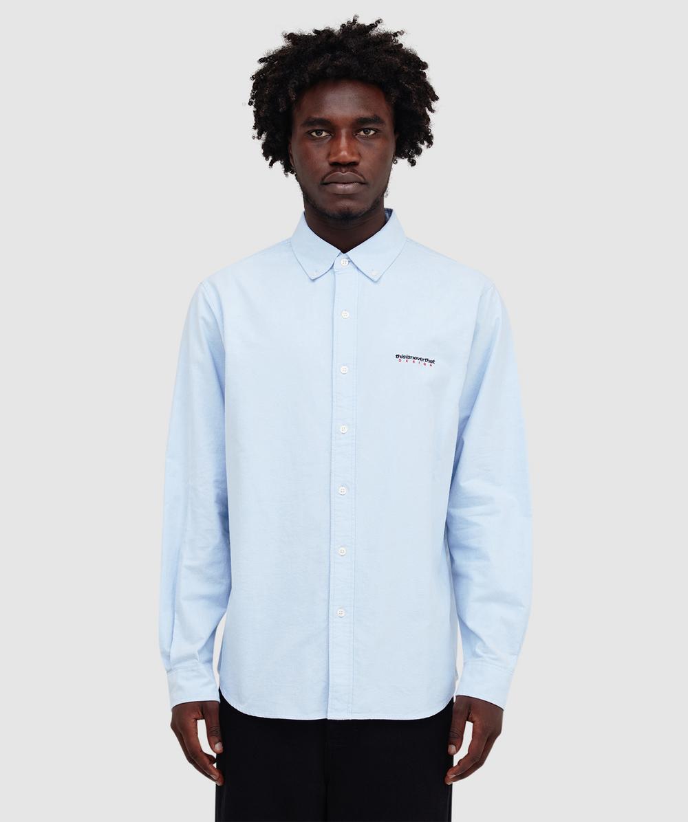 Thisisneverthat Dsn Oxford Shirt In Blue