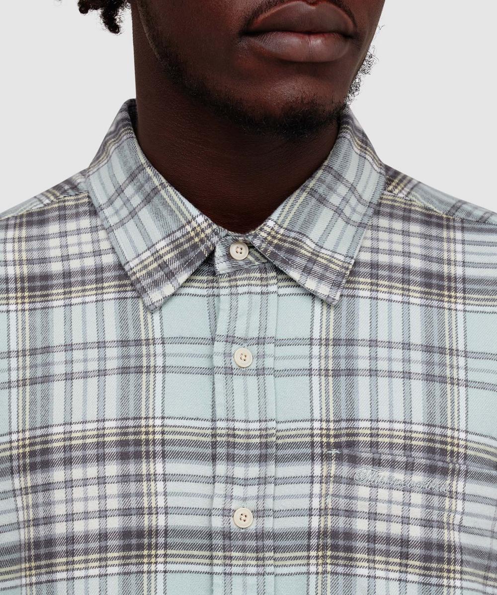 thisisneverthat Flannel check shirt | SAGE | SEVENSTORE