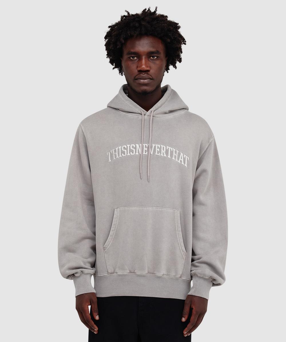 Thisisneverthat Arch Logo Hoodie In Gray
