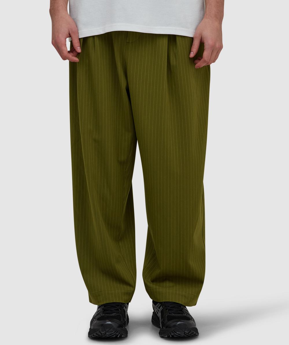 Metalwood Baggy Pant In Green