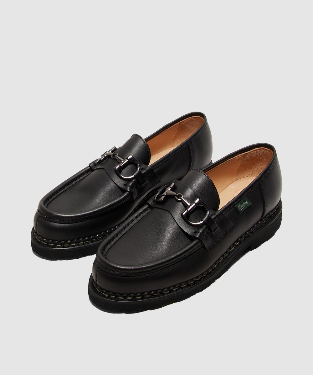 Paraboot Reims mors shoe | LEATHER BLACK INK | SEVENSTORE