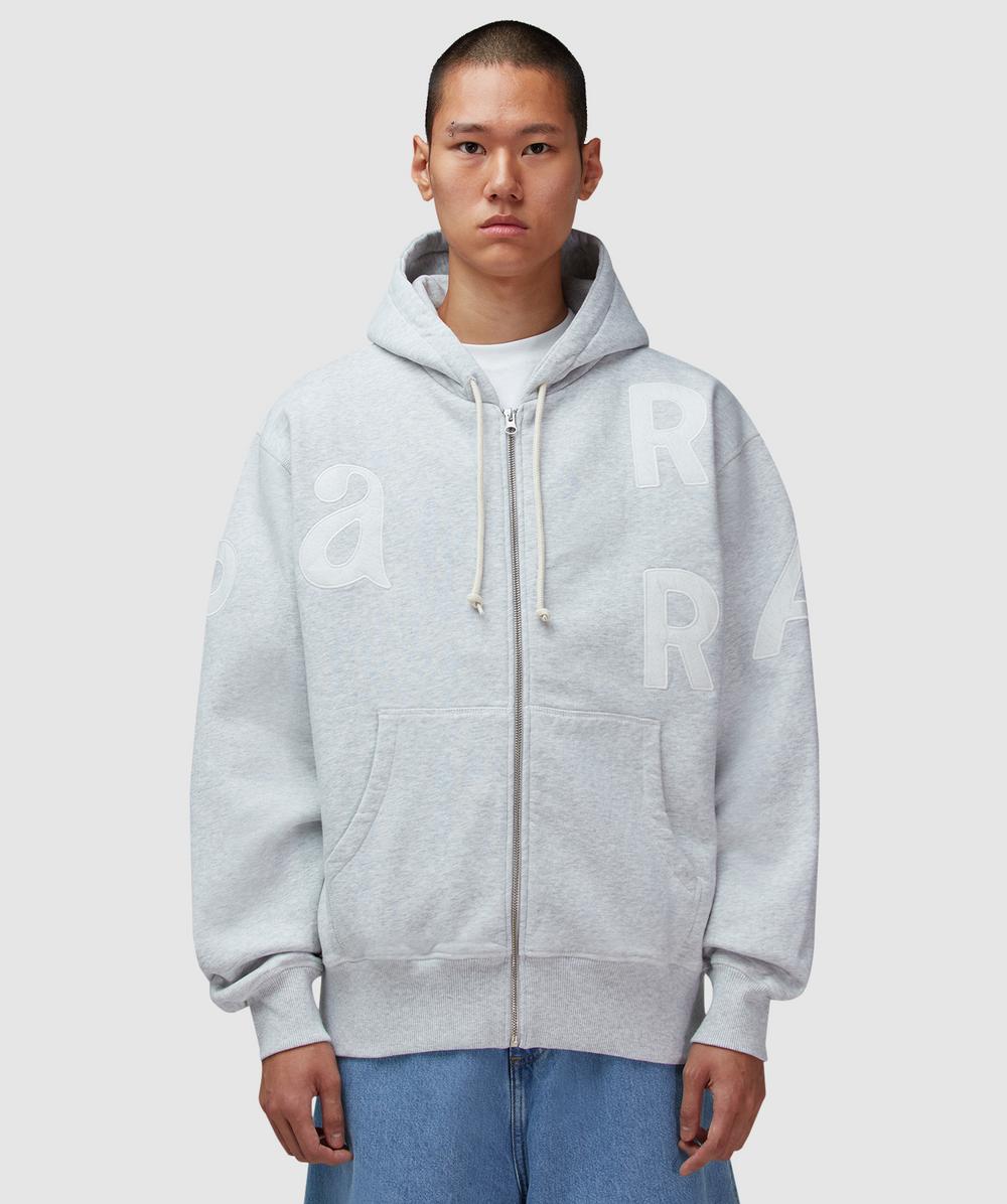 Parra Word Salad Hoodie In Gray