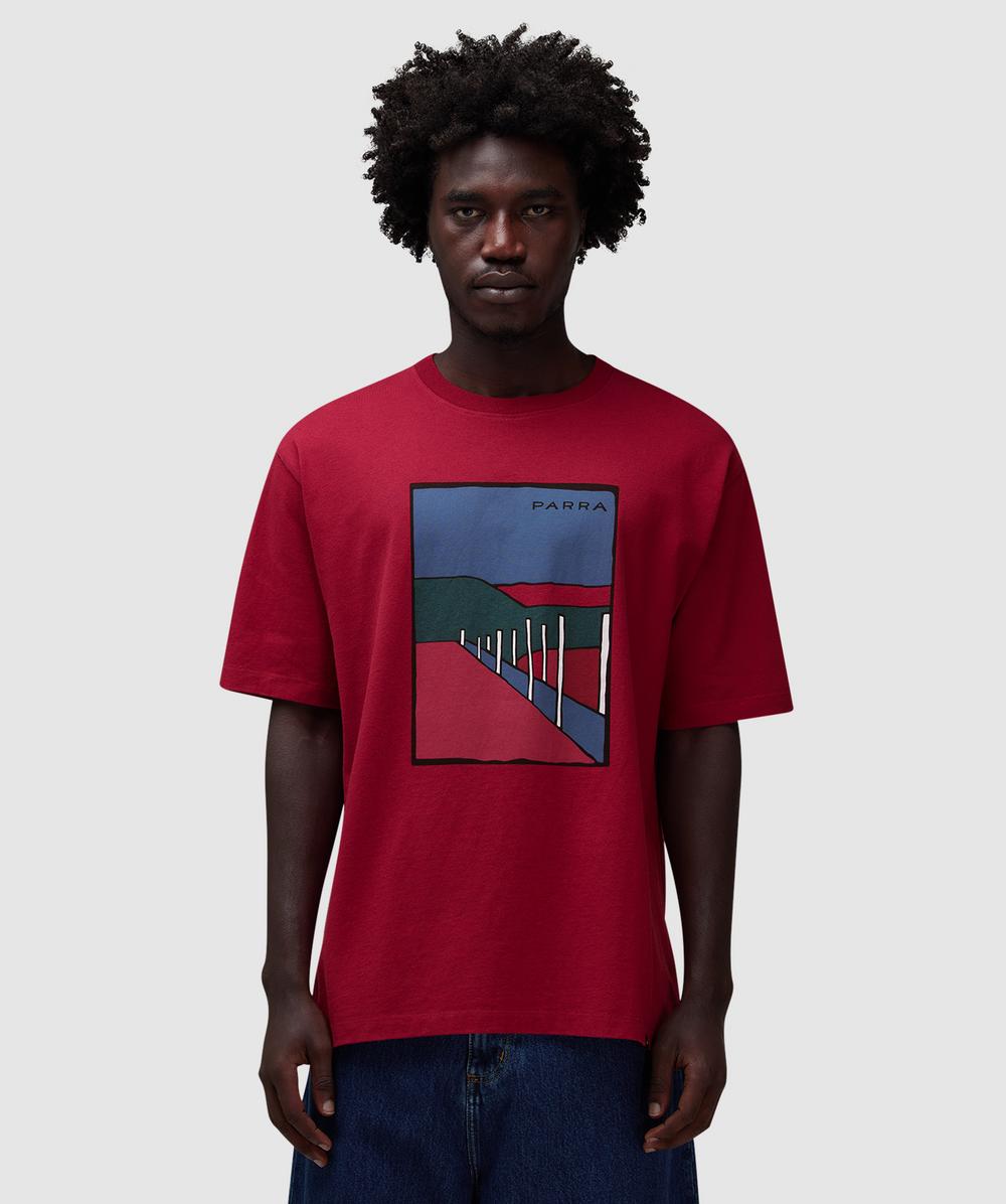 Parra Beach Parking T-shirt In Red