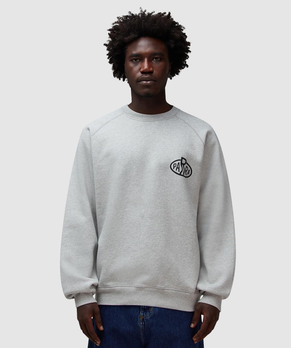 Parra Legs Logo Sweatshirt In Gray