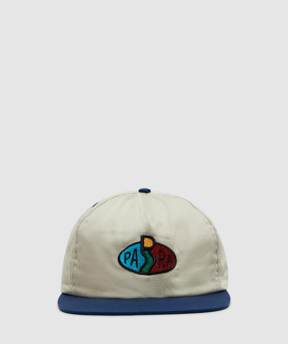 Parra Legs Logo 5 Panel Cap In Brown