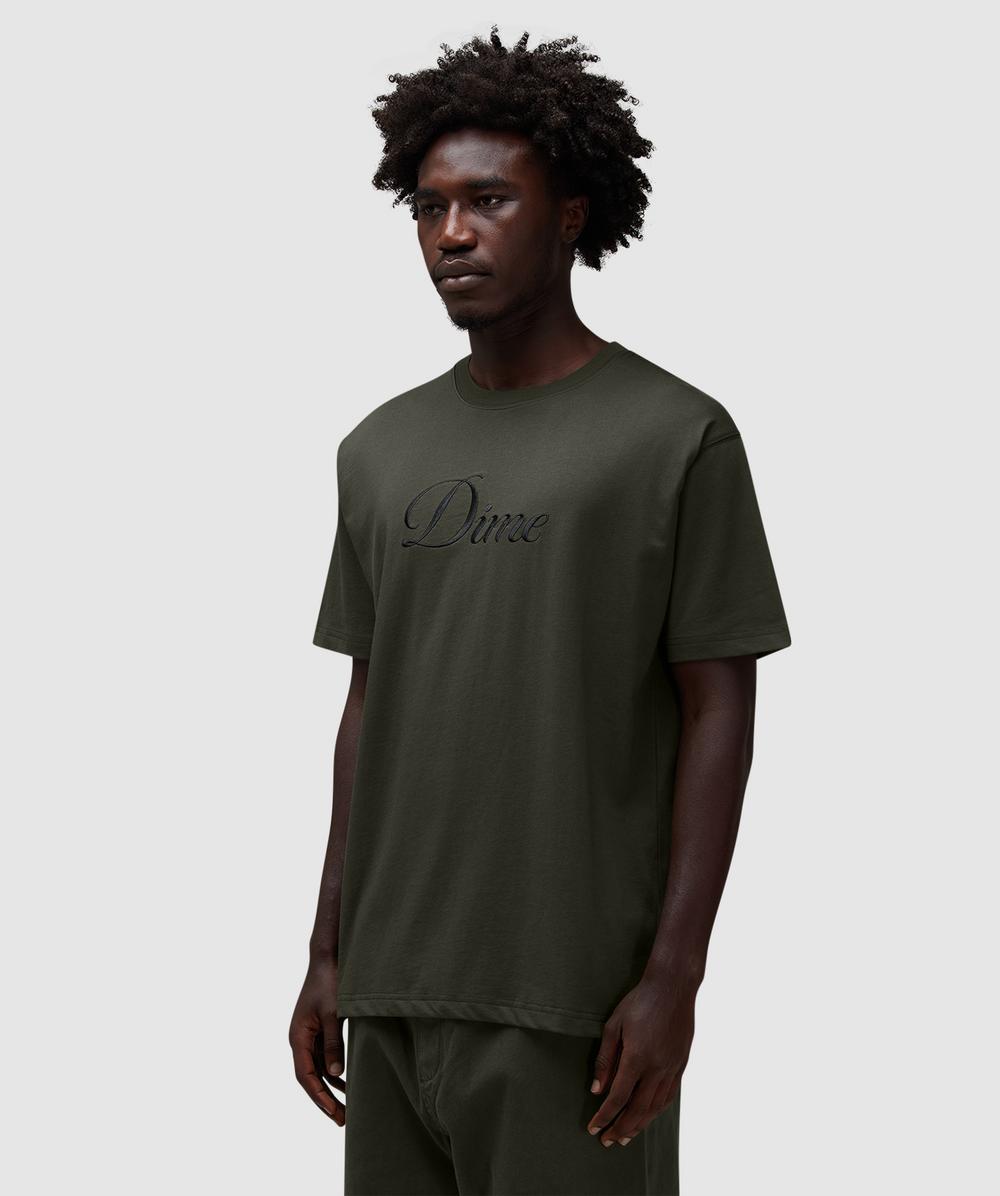 Dime Cursive t-shirt | VINTAGE BLACK | SEVENSTORE