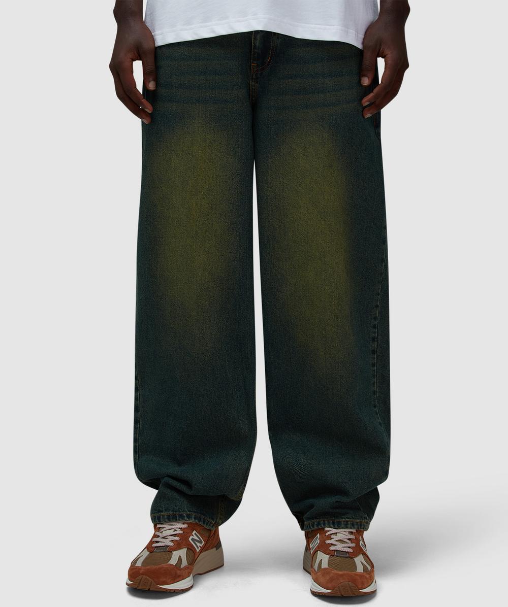 Dime Baggy Denim Pant In Black