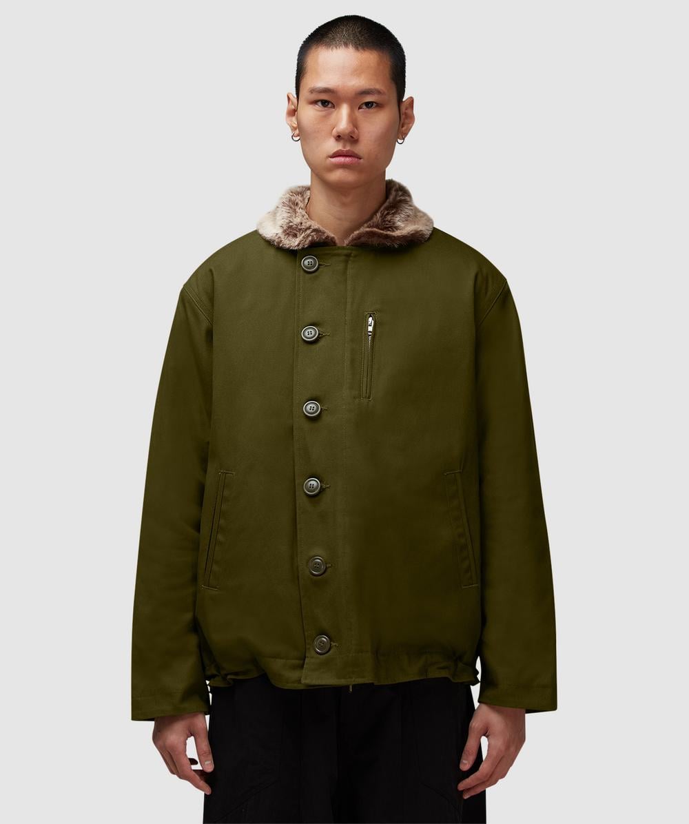 Frizmworks Edgar N-1 Deck Jacket In Green