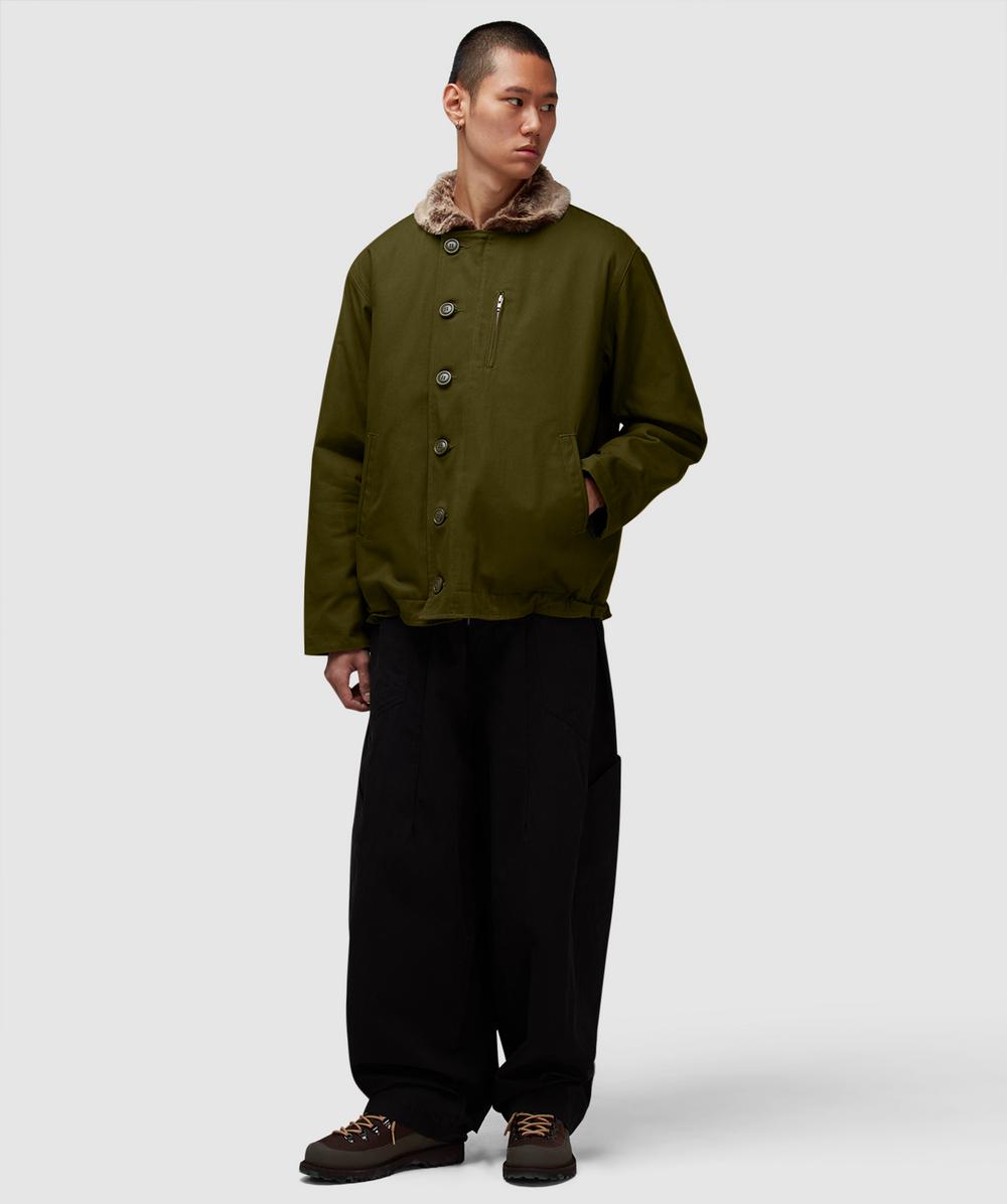 FrizmWORKS Edgar N-1 deck jacket | OLIVE | SEVENSTORE