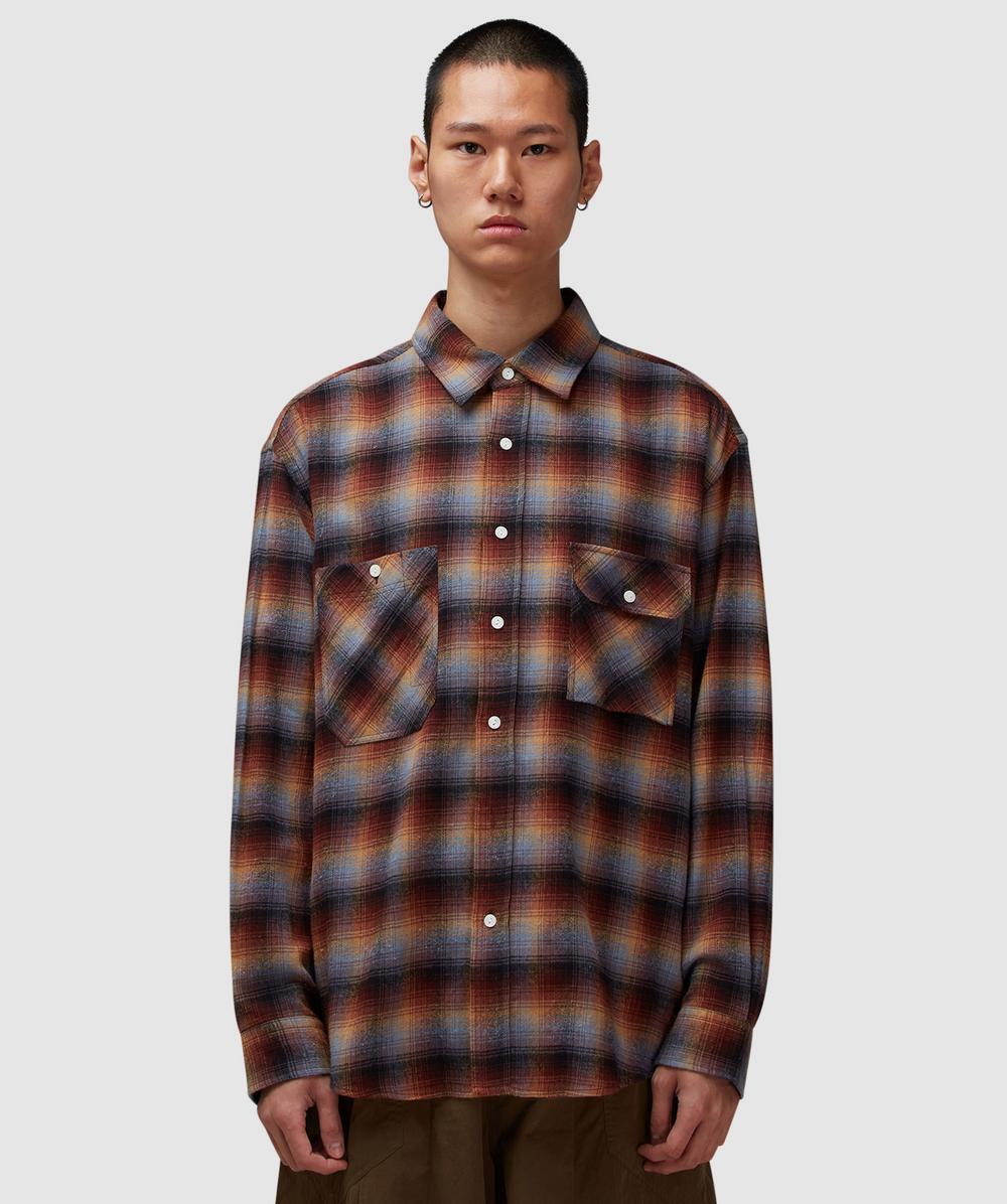 Frizmworks Flannel Check Work Shirt In Multi