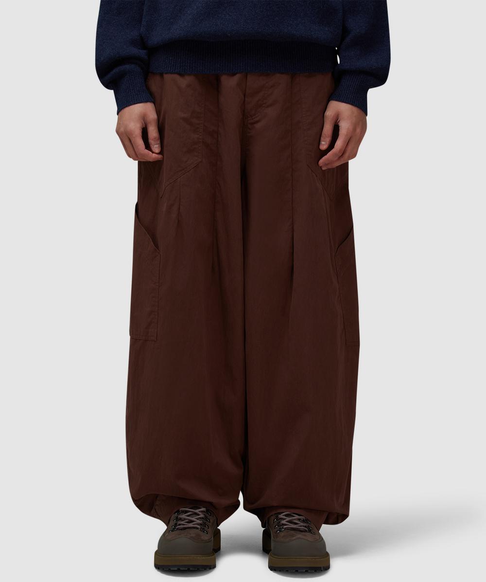 Frizmworks Fold Fatigue Wide Pant In Brown