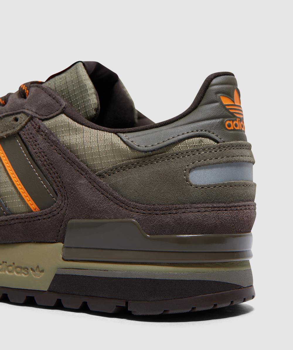 adidas ZX 600 sneaker | DARK BROWN/ORBIT GREEN/CARGO BROWN