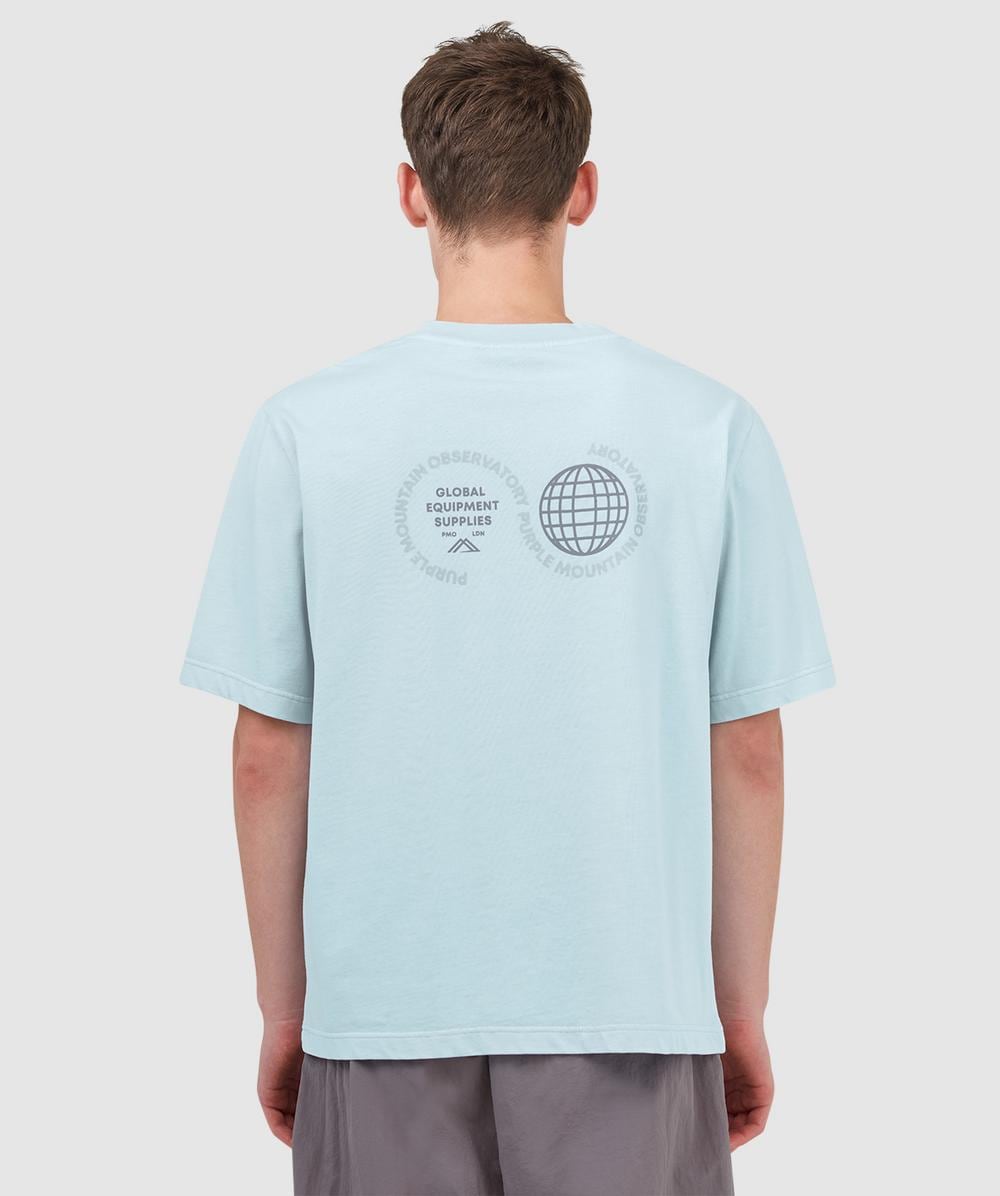 Purple Mountain Observatory Globe T-shirt In Blue