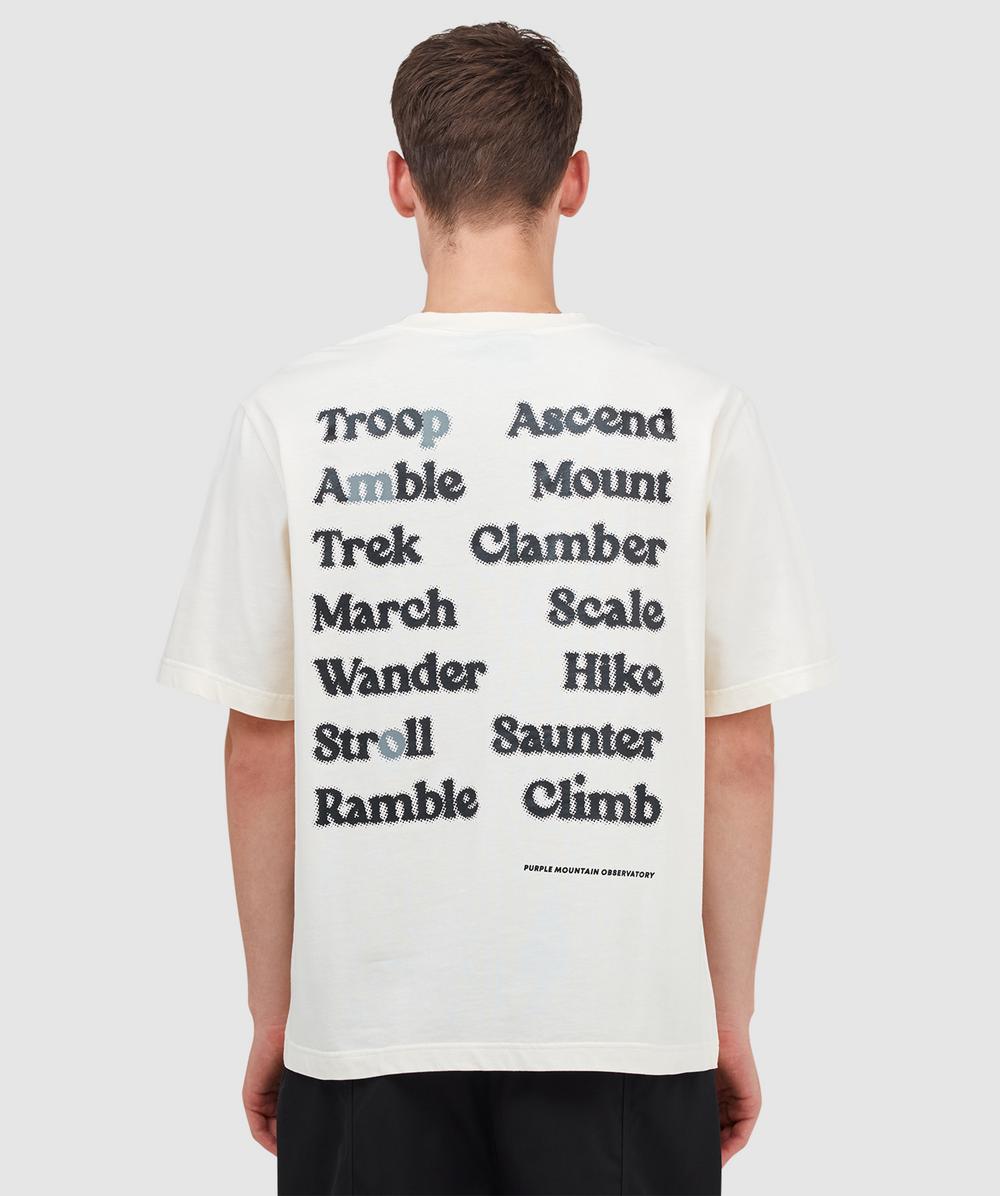 Purple Mountain Observatory Ascend T-shirt In White