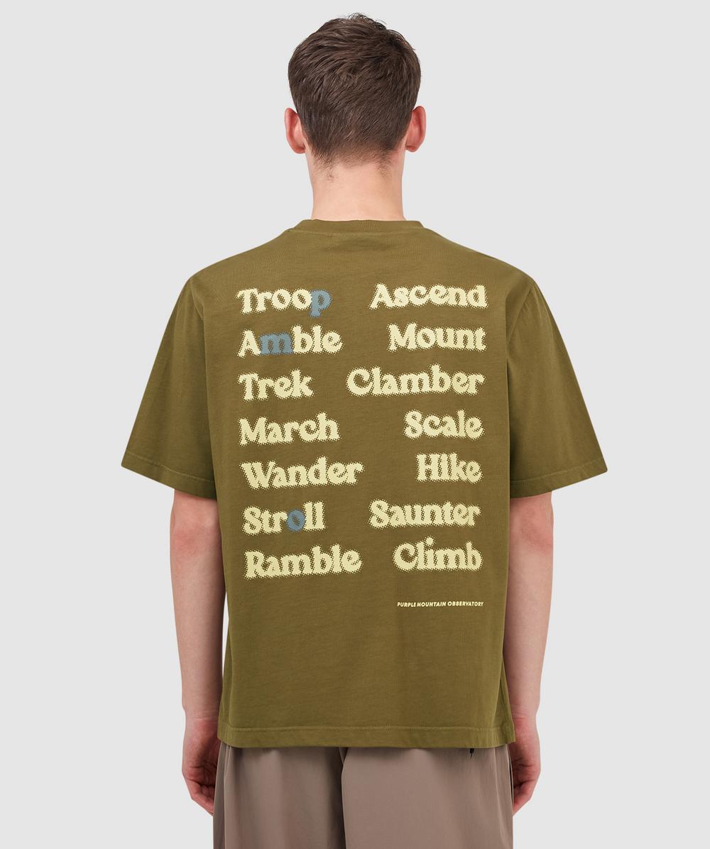 Purple Mountain Observatory Ascend T-shirt In Green